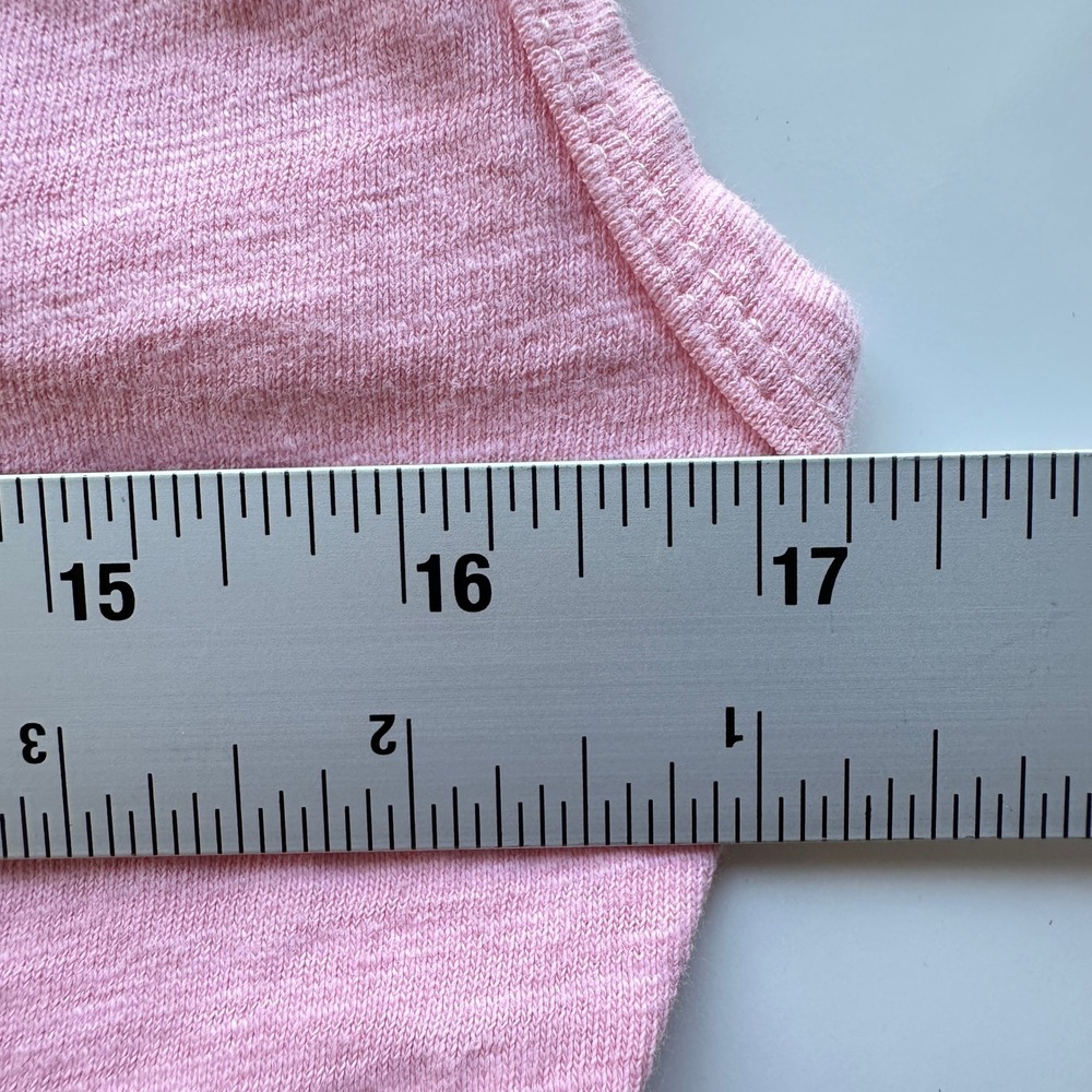 MISSLOOK Tee Shirt Pink V-Neck Top Casual Basic Cotton Blend Travel Small - Picture 7 of 8